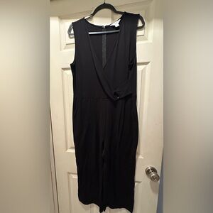 Liz Claiborne Black Capri Jumpsuit